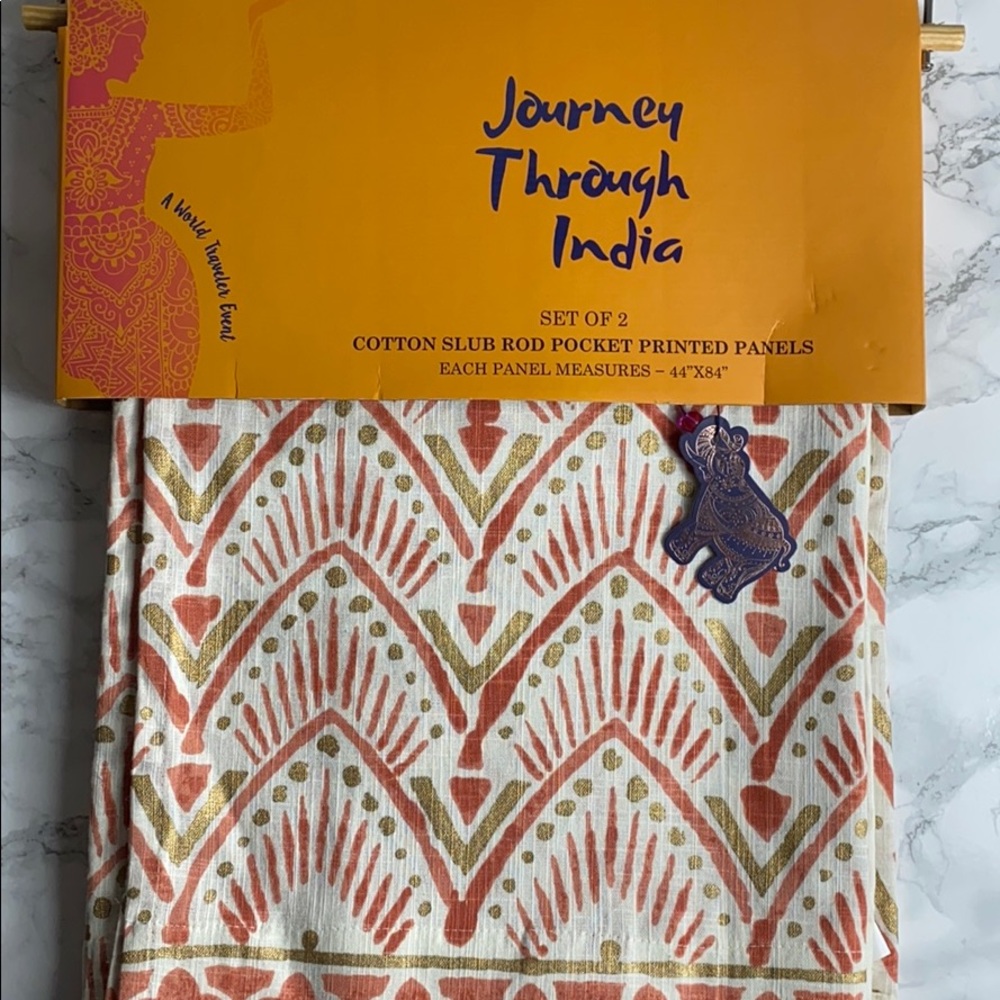Journey Through India curtain panels